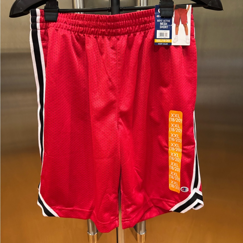 Champion Kids Red Mesh Skorts